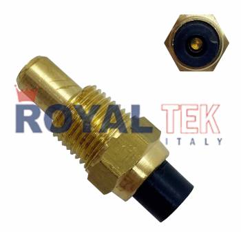 BULBO SENSOR TEMPERATURA DE AGUA ROYALTEK FIAT 600 750 800 / AISLANTE NEGRO ---